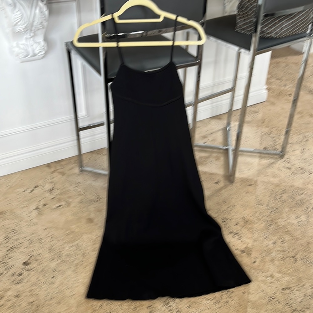 Zara ribbed dress Black